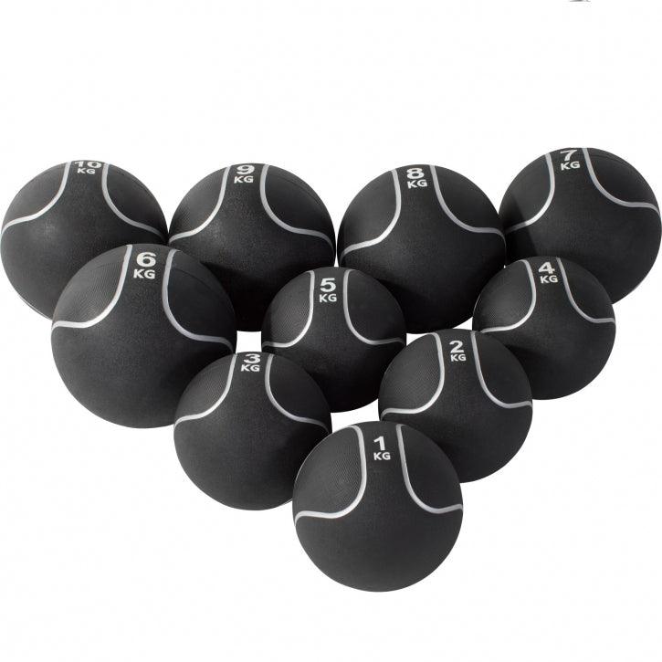 gyronetics-e-series-medizinball-1-kg-gummi-schwarz image 1