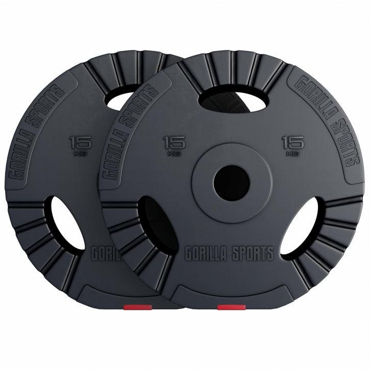 gyronetics-e-series-hantelscheibe-olympia-10-kg-kunststoff-gripper image 3