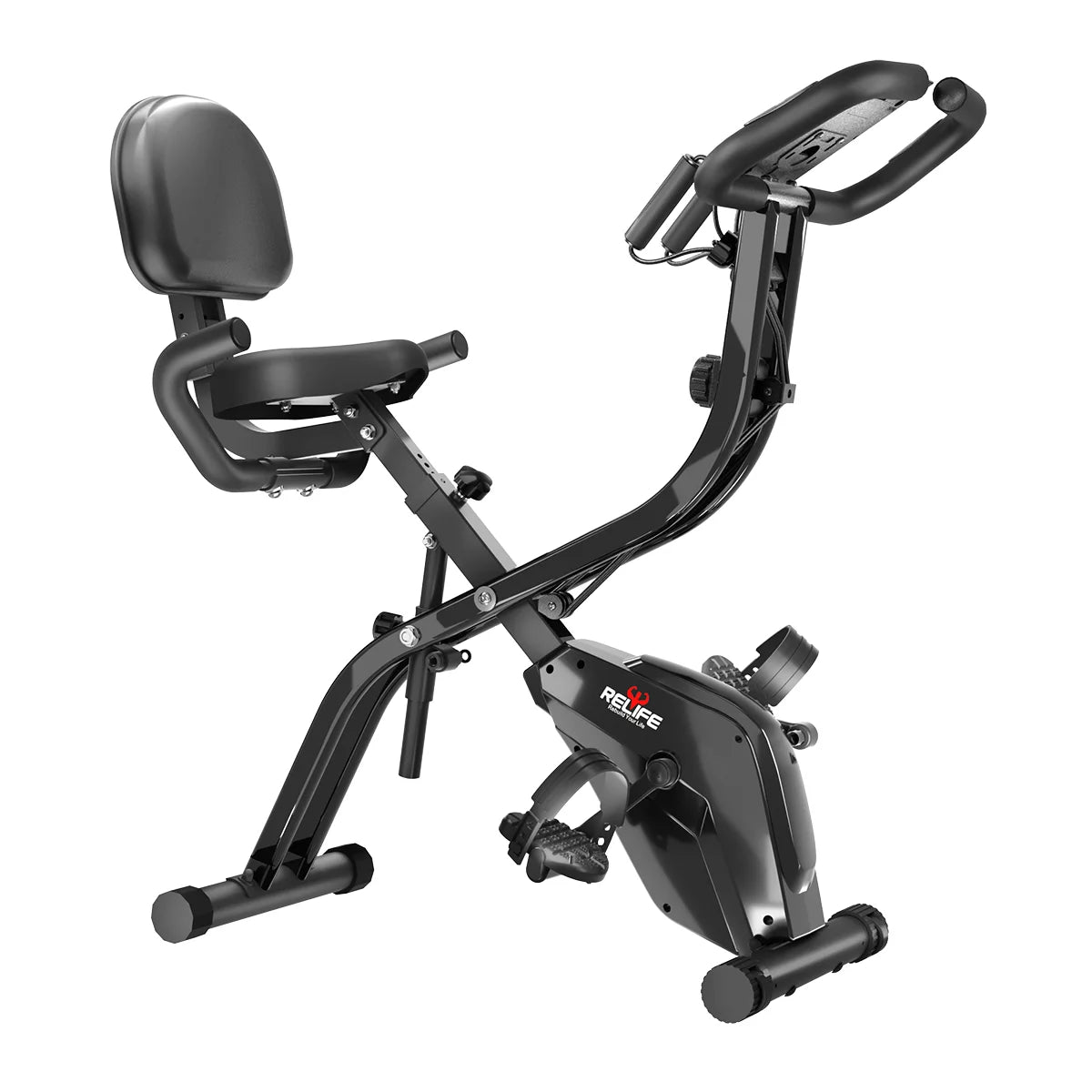 relife-3-in-1-exercise-bike-heimtrainer-klappbar-f-r-cardio image 1