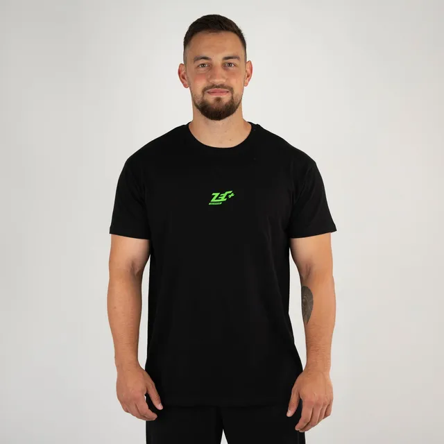 zec-basic-classic-t-shirt-herren-baumwolle-schwarz-l image 1