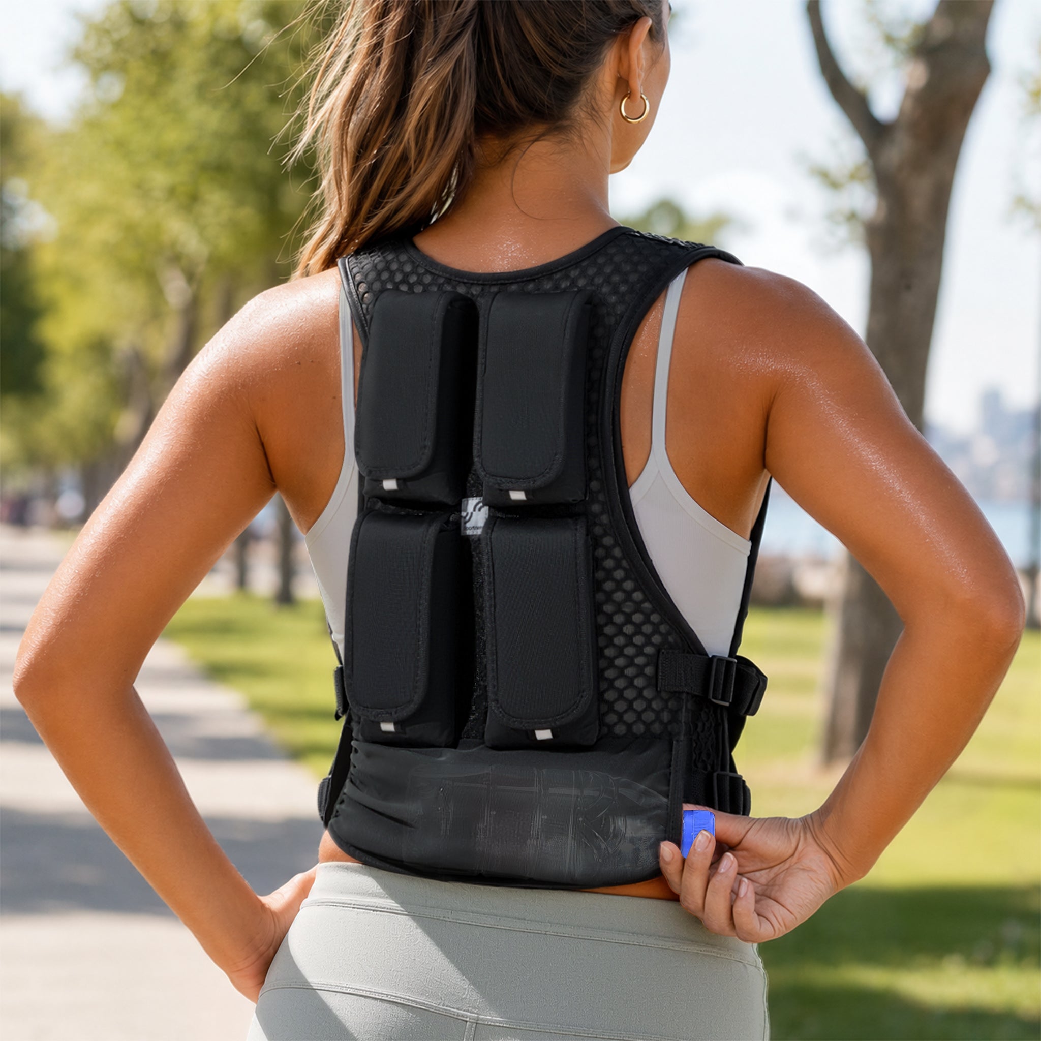 sportneer-vitavest-lite-gewichtsweste-damen-0-12-lbs-mesh image 7