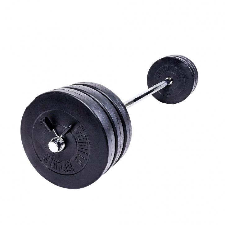 gorilla-sports-e-series-langhantel-set-38-kg-kunststoff-hantelset image 1