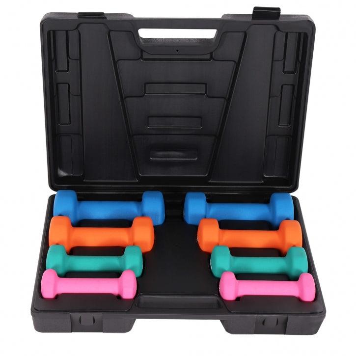 gyronetics-e-series-gymnastik-kurzhantel-set-neopren-10kg-koffer image 5