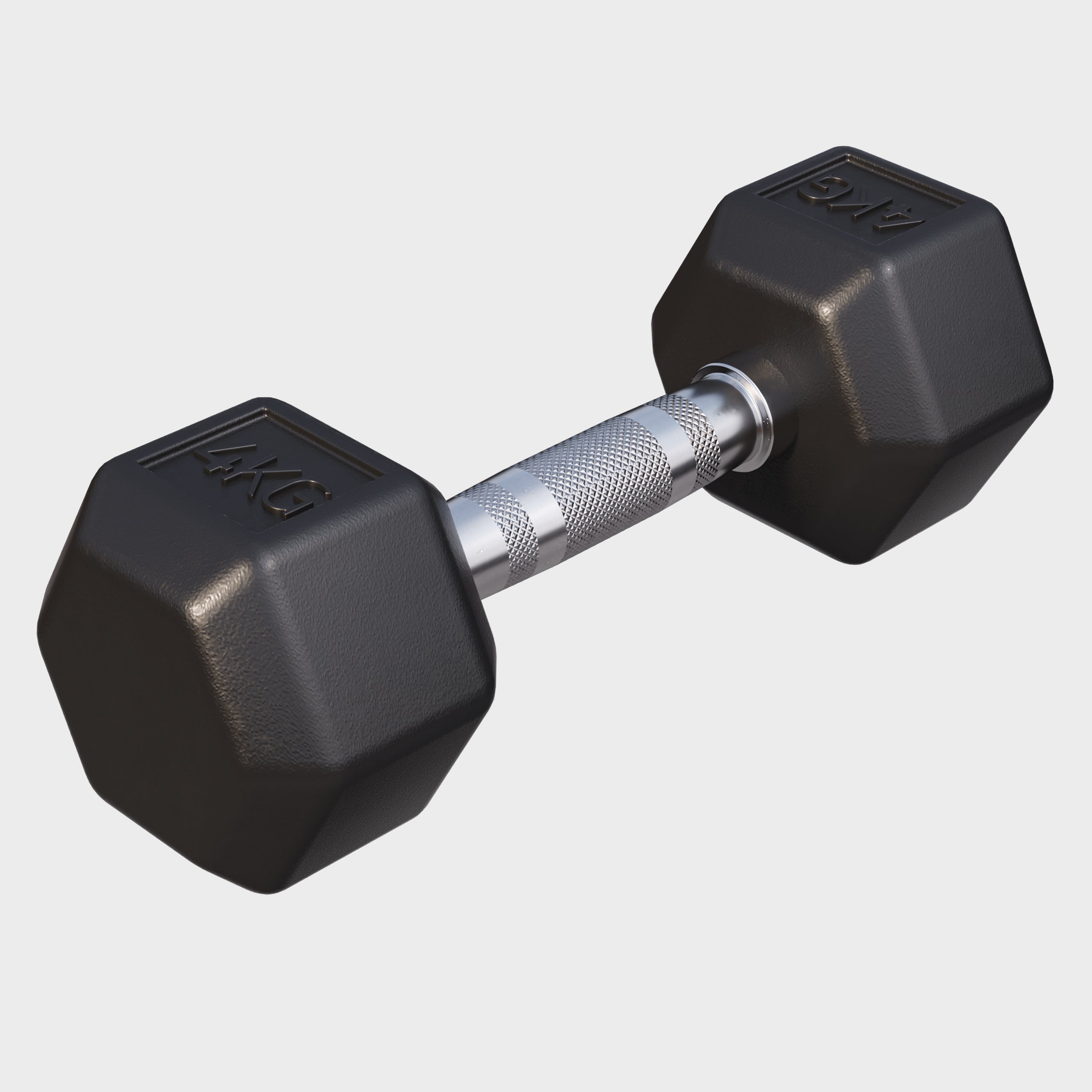 gyronetics-e-series-hexagon-kurzhantel-10-kg-gummi-chromgriff image 5