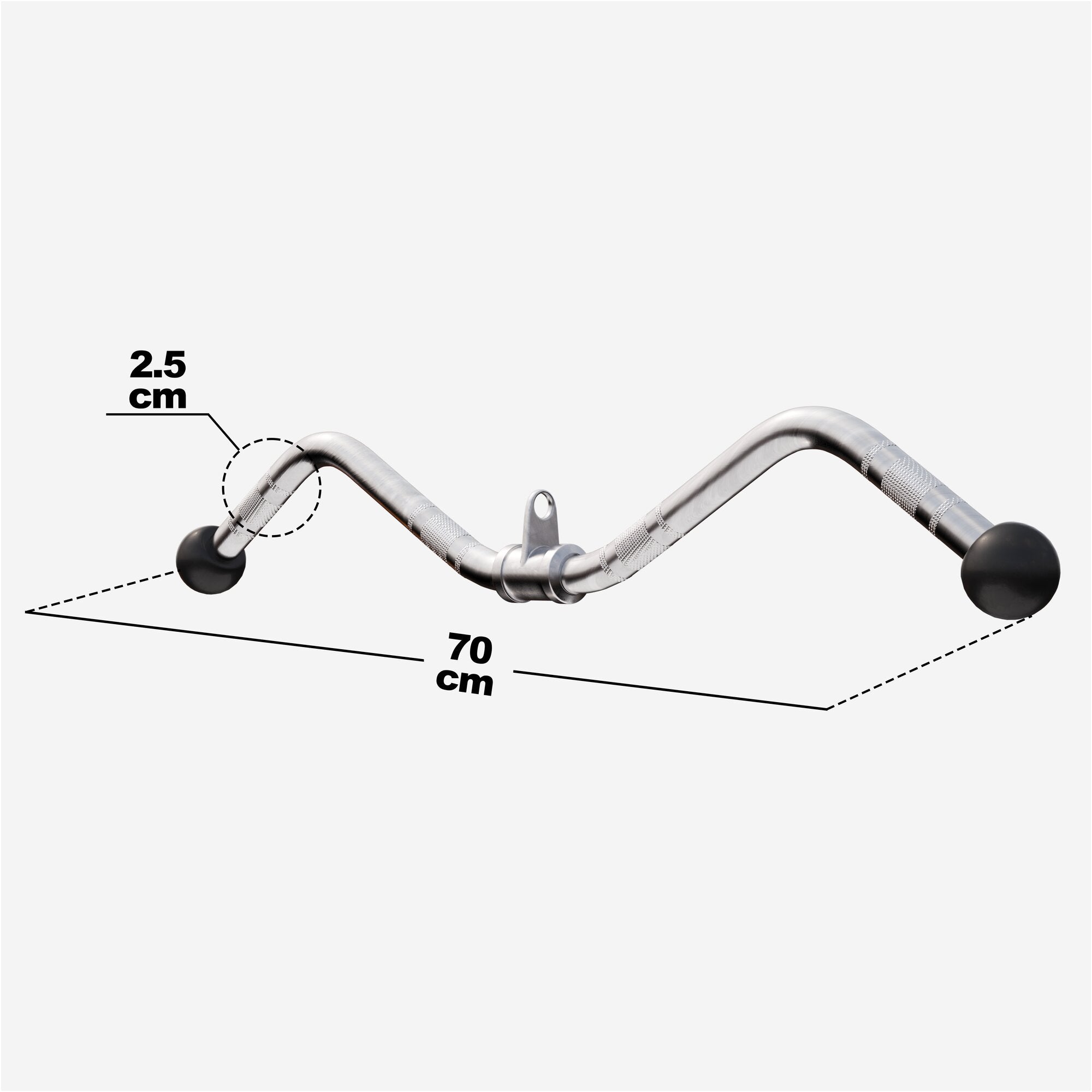 gyronetics-e-series-sz-curl-griff-kabelzuggriff-chrom-70-cm-200-kg image 5