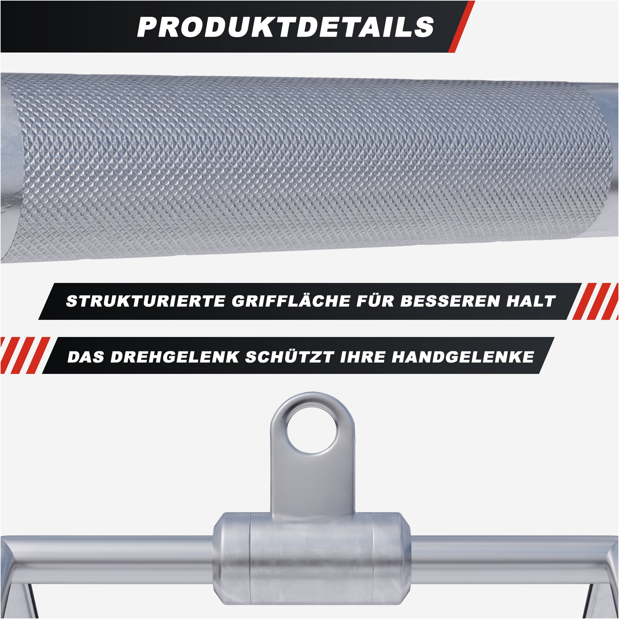 gyronetics-e-series-rudergriff-v-griff-breit-chrom-200-kg image 3
