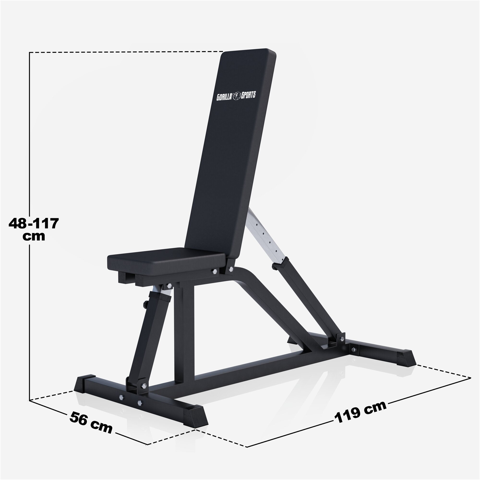 gyronetics-e-series-hantelbank-verstellbar-schwarz-200-kg image 3