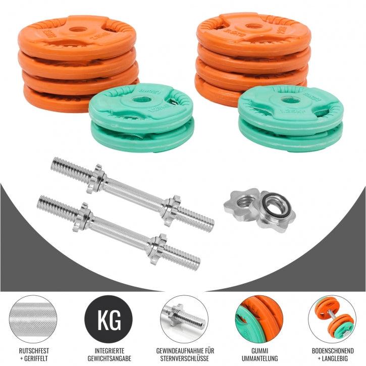 gyronetics-e-series-kurzhantel-set-30-kg-gummi-sternverschluss image 4