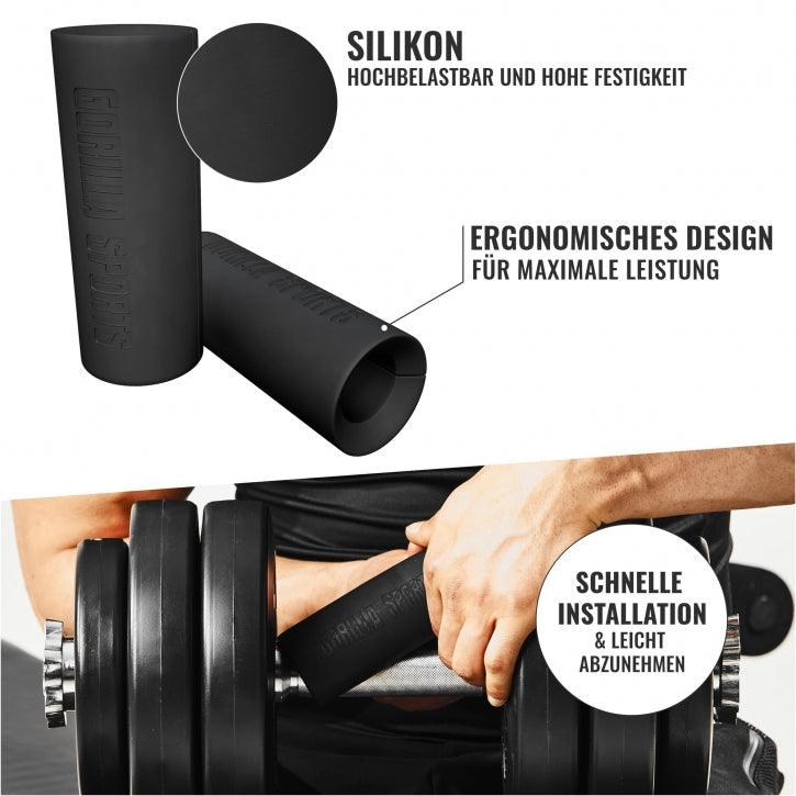 gyronetics-e-series-hantelgriffe-2er-set-silikon-schwarz image 3