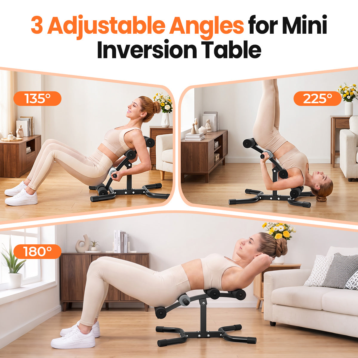 relife-weight-bench-mini-inversionstisch-r-cken-150-kg-pink image 3