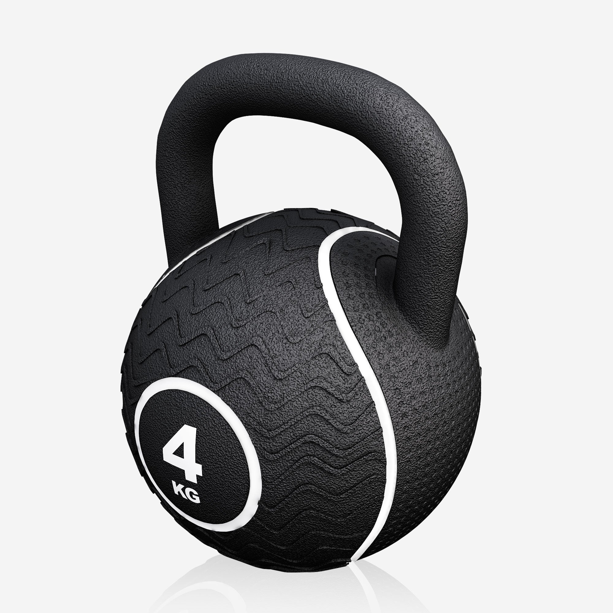 gyronetics-kettlebell-gummi-kugelhantel-12-kg-eisensandkern image 6