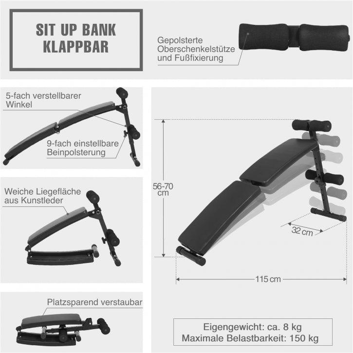 gyronetics-e-series-sit-up-bank-klappbar-bauchtrainer-schwarz image 6