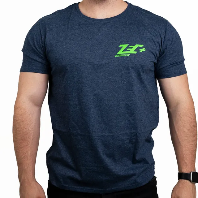 zec-t-shirt-melange-herren-gr-m-schwarz-baumwolle image 1