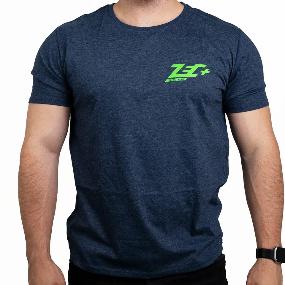 zec-t-shirt-melange-herren-gr-m-schwarz-baumwolle image 1