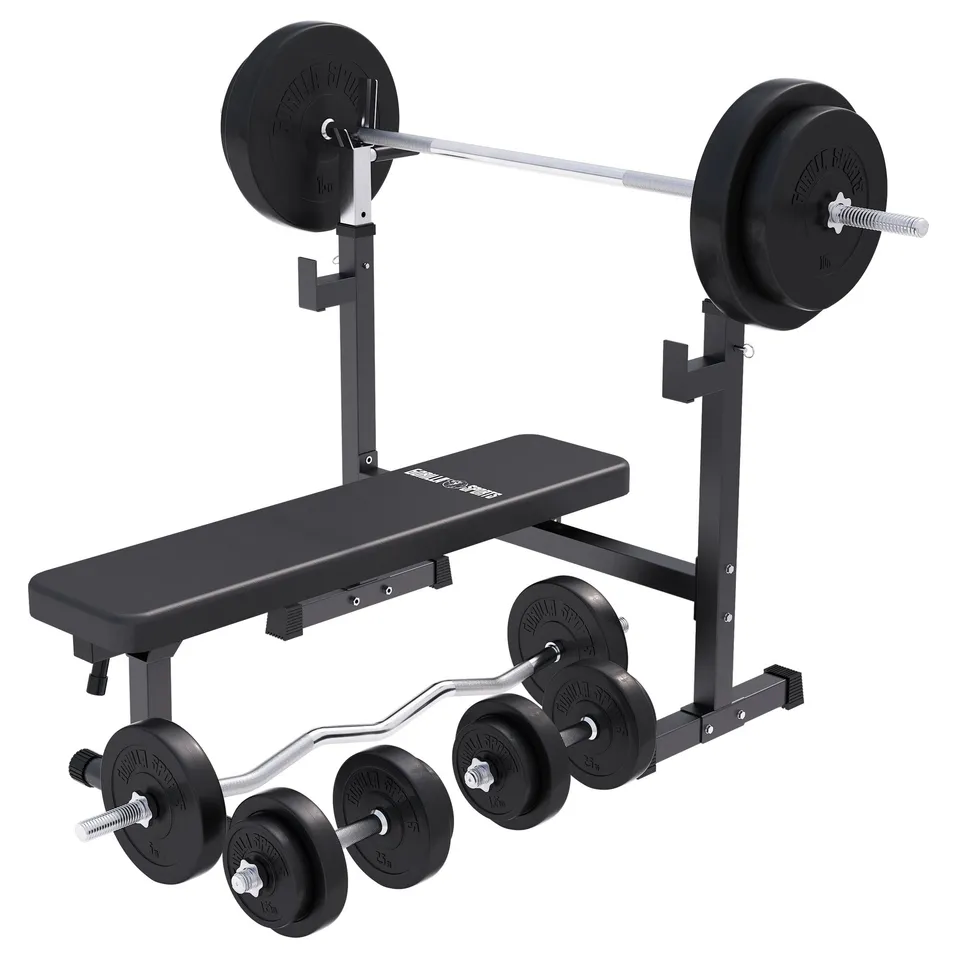 gyronetics-e-series-hantelbank-mit-ablage-set-70-kg image 1