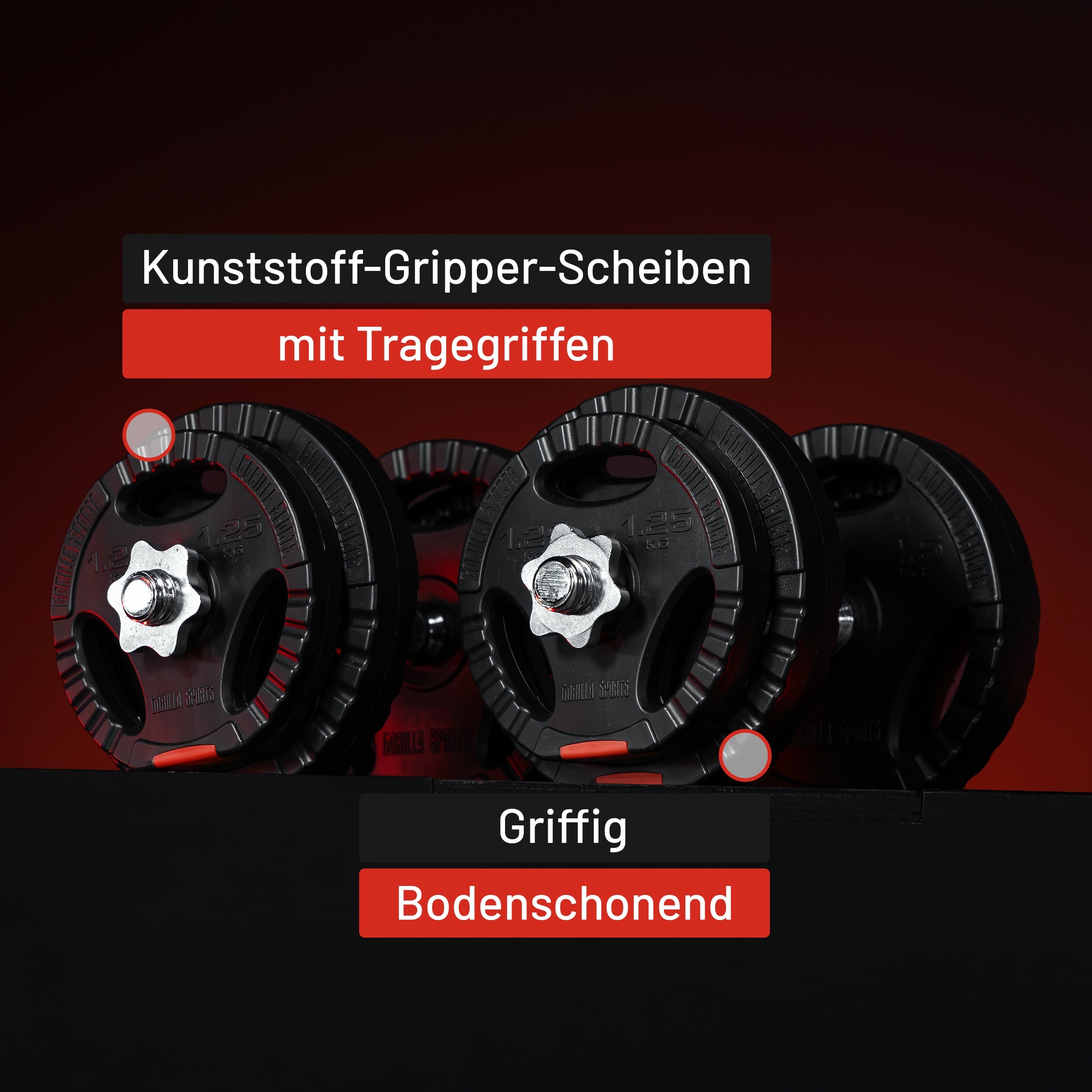 gyronetics-e-series-hantelset-kunststoff-gripper-100-kg image 5