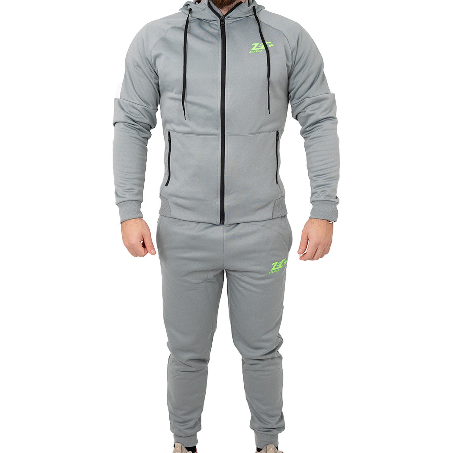 zec-passion-tracksuit-trainingsanzug-grau-set-polyester image 1