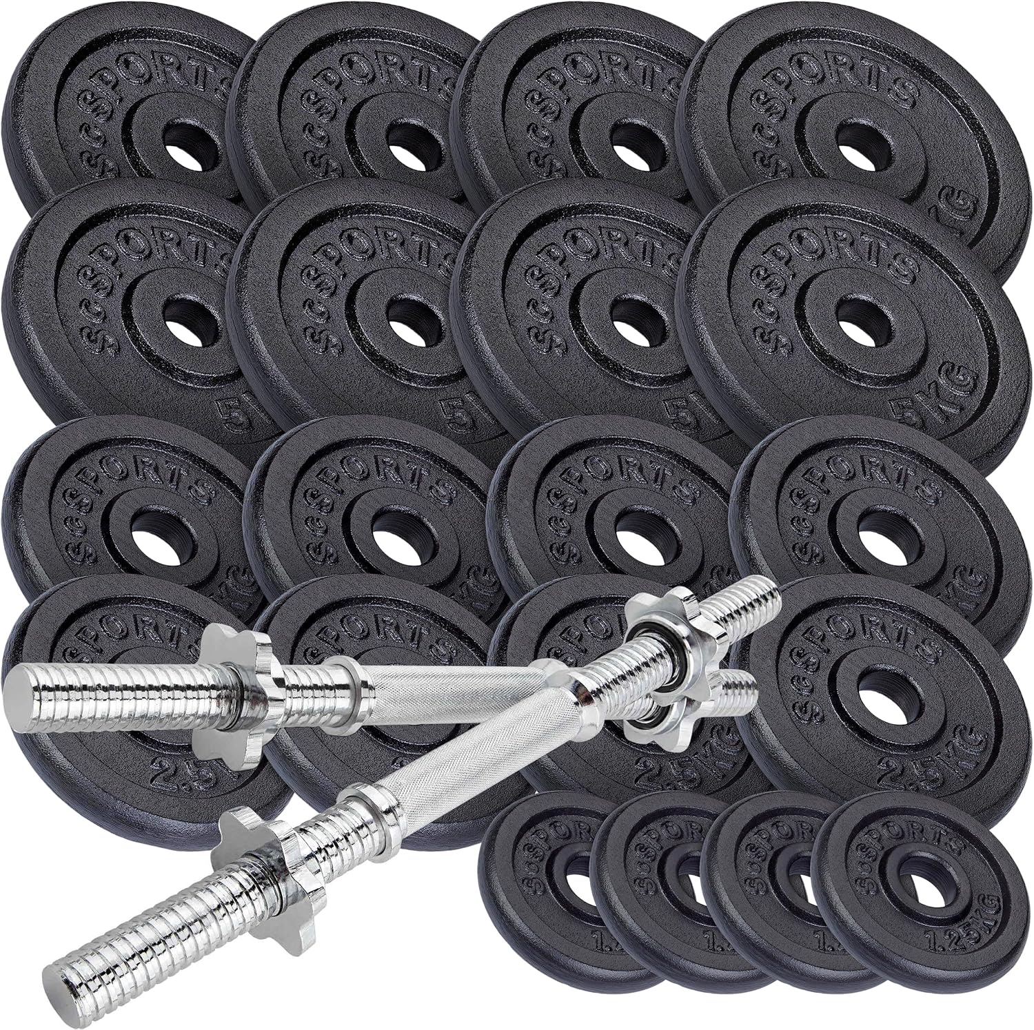 scsports-krafttraining-kurzhantel-set-gusseisen-70-kg image 1