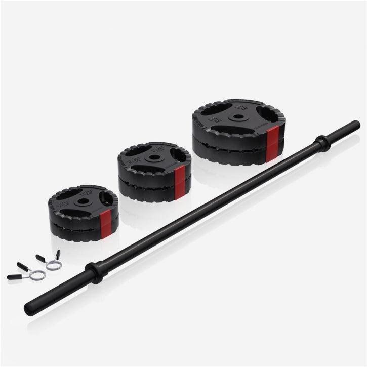 gyronetics-e-series-langhantelset-20-kg-kunststoff-aerobic image 3