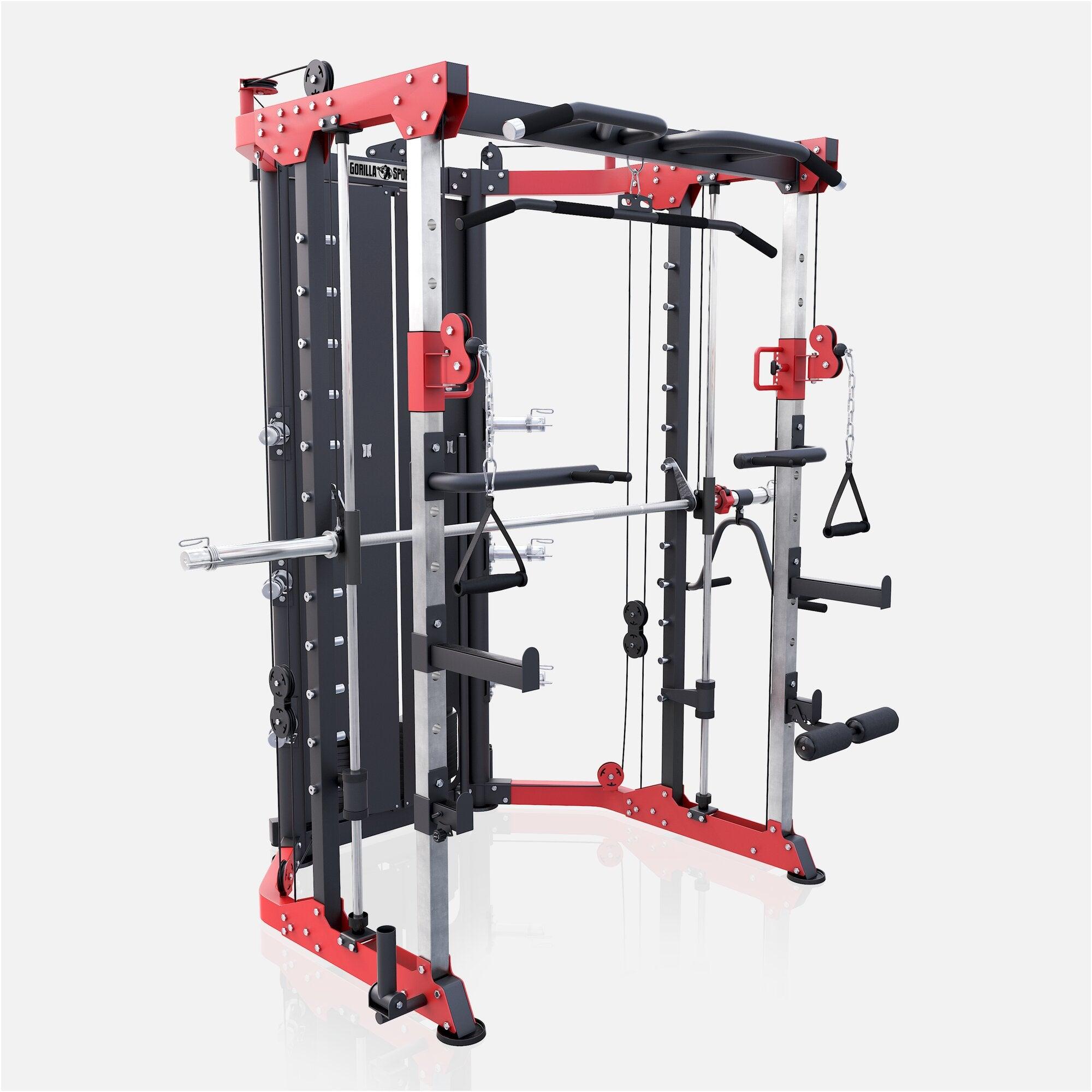 gorilla-sports-e-series-smith-machine-multipresse-mit-gewichten image 4