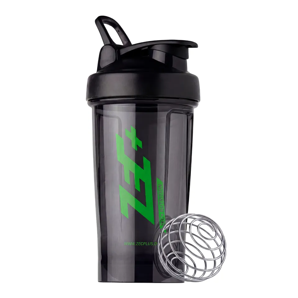 zec-premium-shaker-eiwei-shaker-500-ml-schwarz-transparent image 1