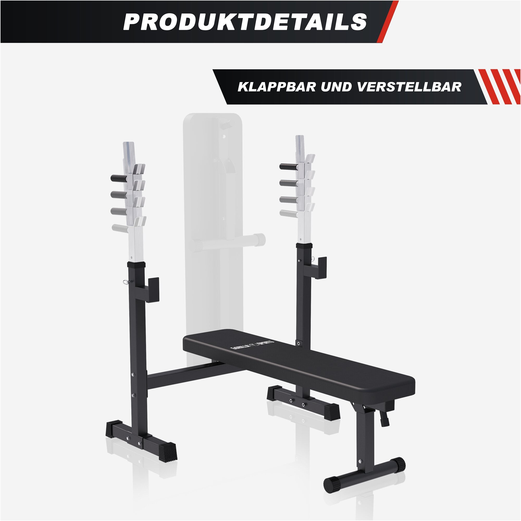 gyronetics-e-series-hantelbank-mit-ablage-set-70-kg image 5