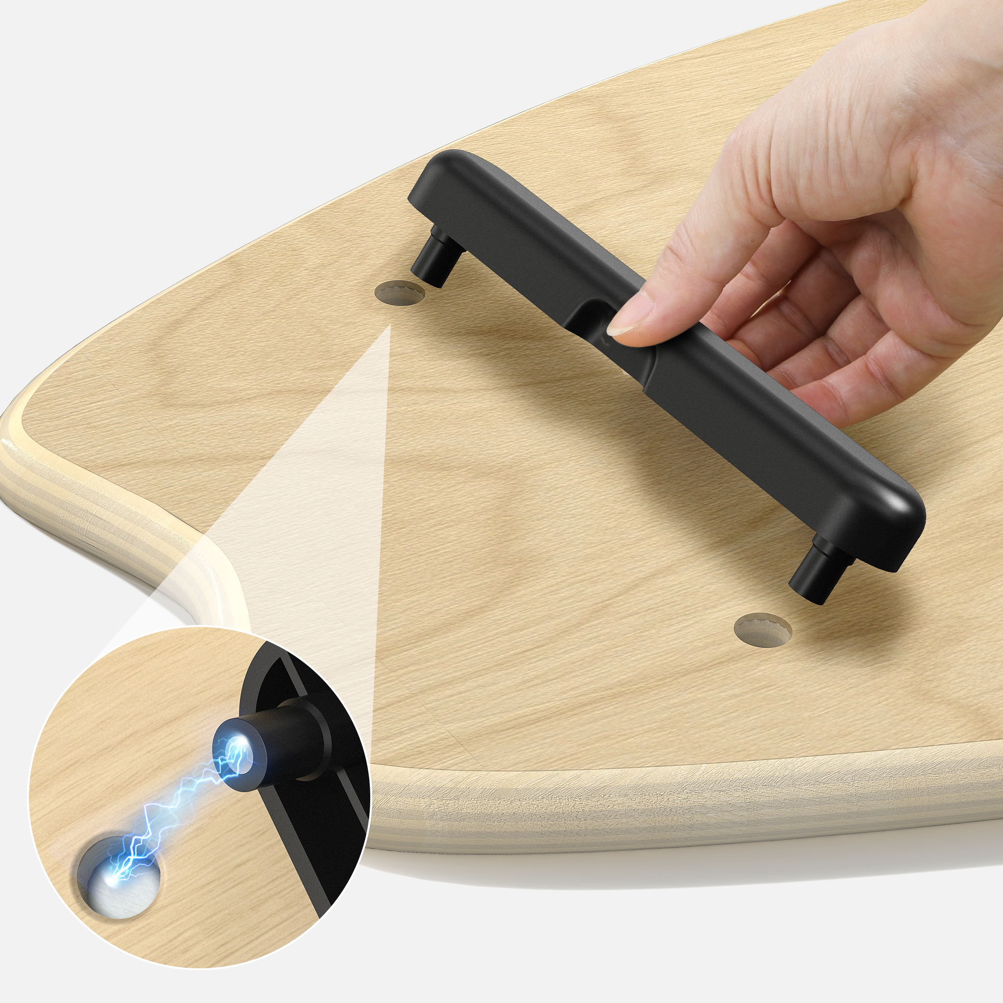 sportneer-balance-board-swirl-birke-2-in-1-rutschfest-core image 4