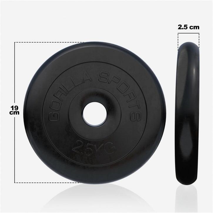 gyronetics-e-series-hantelscheibe-5-kg-gummi-30-mm image 4