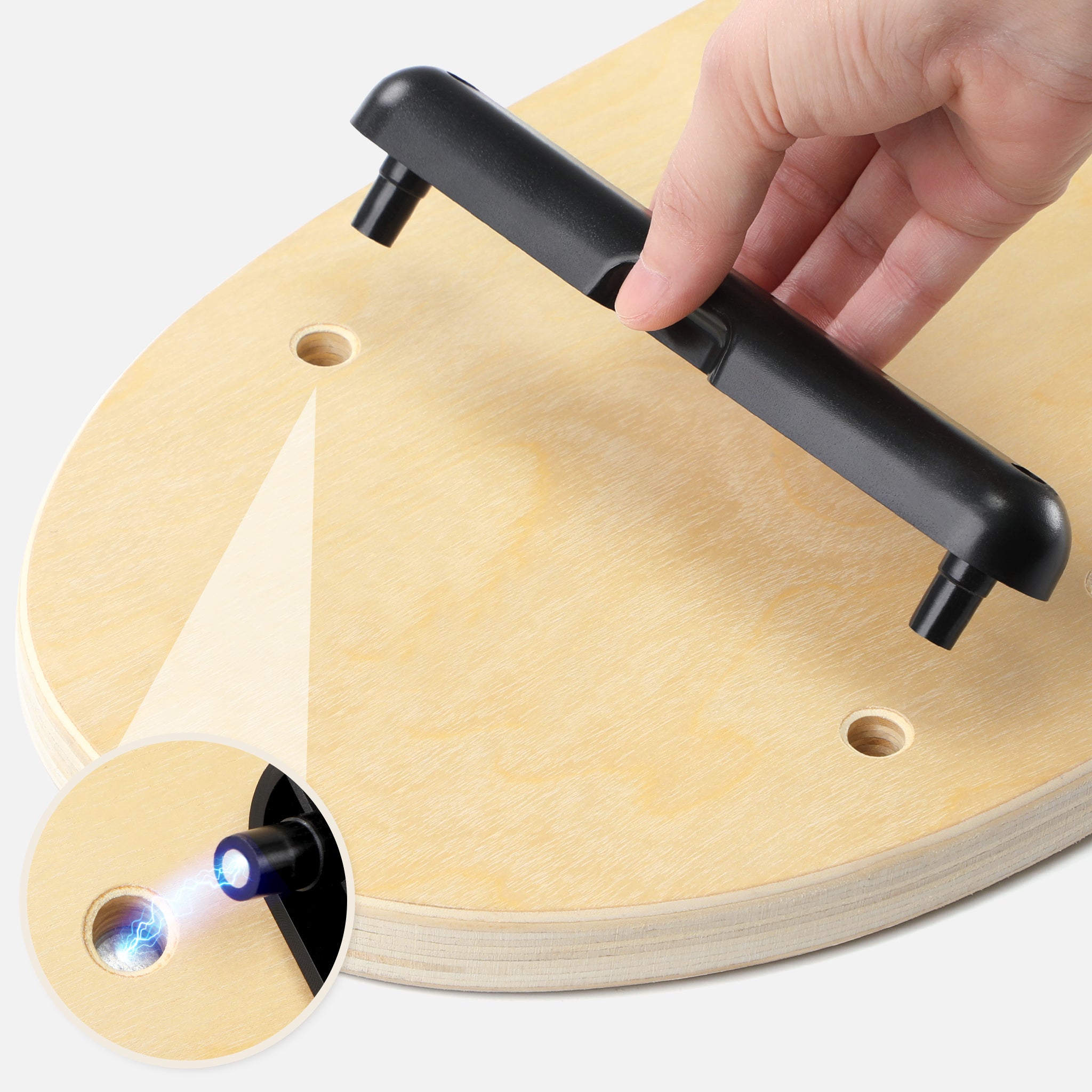 sportneer-balance-core-training-balance-board-kinder-doodle-holz image 5