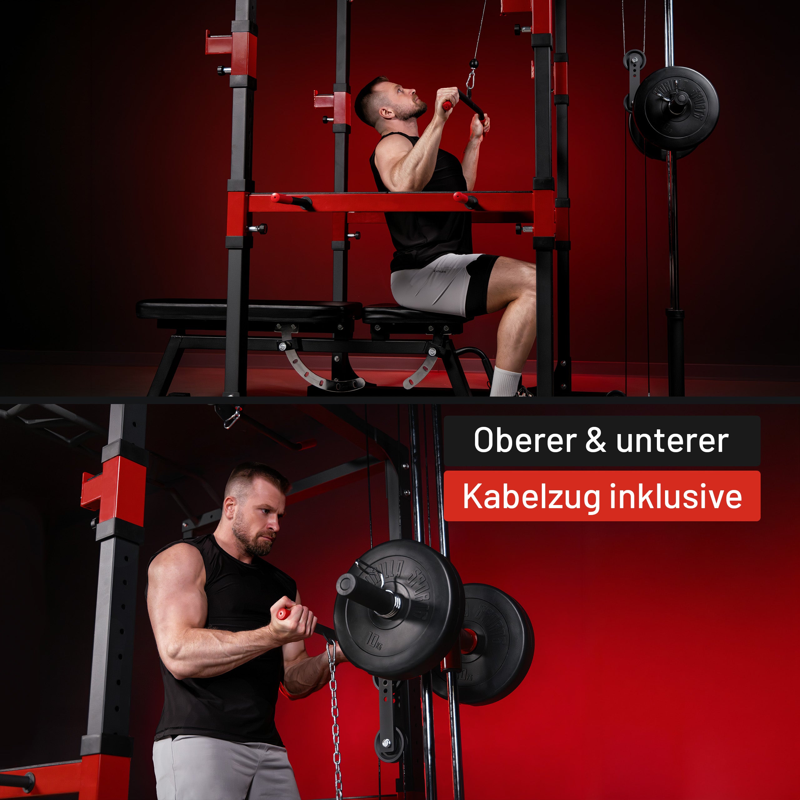 gyronetics-e-series-power-rack-kabelzug-fitnessstation-300-kg image 6