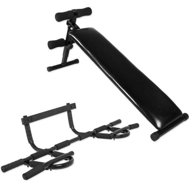 gyronetics-e-series-sit-up-bank-mit-pull-up-bar-set-verstellbar image 2