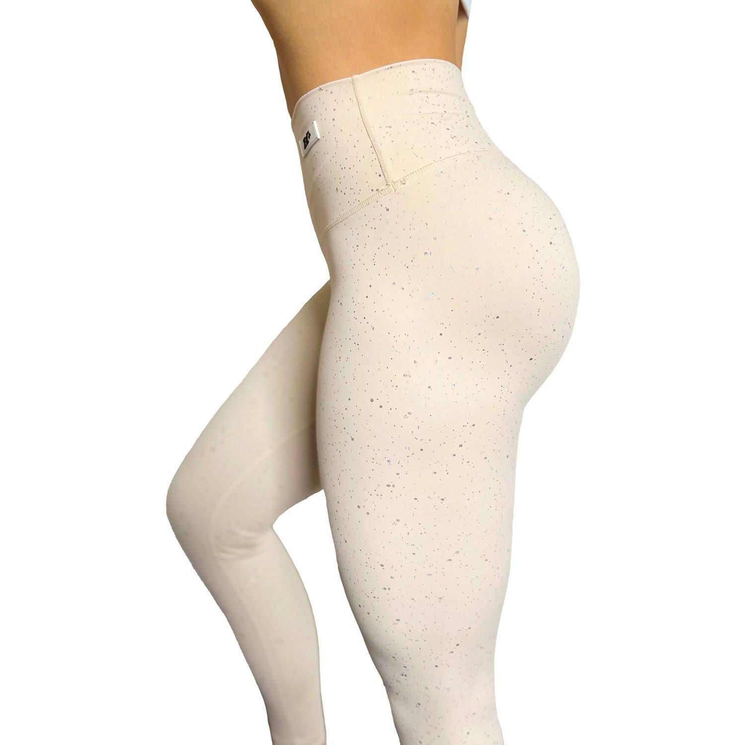zec-glitter-leggings-damen-gr-e-m-squatproof-scrunch image 3