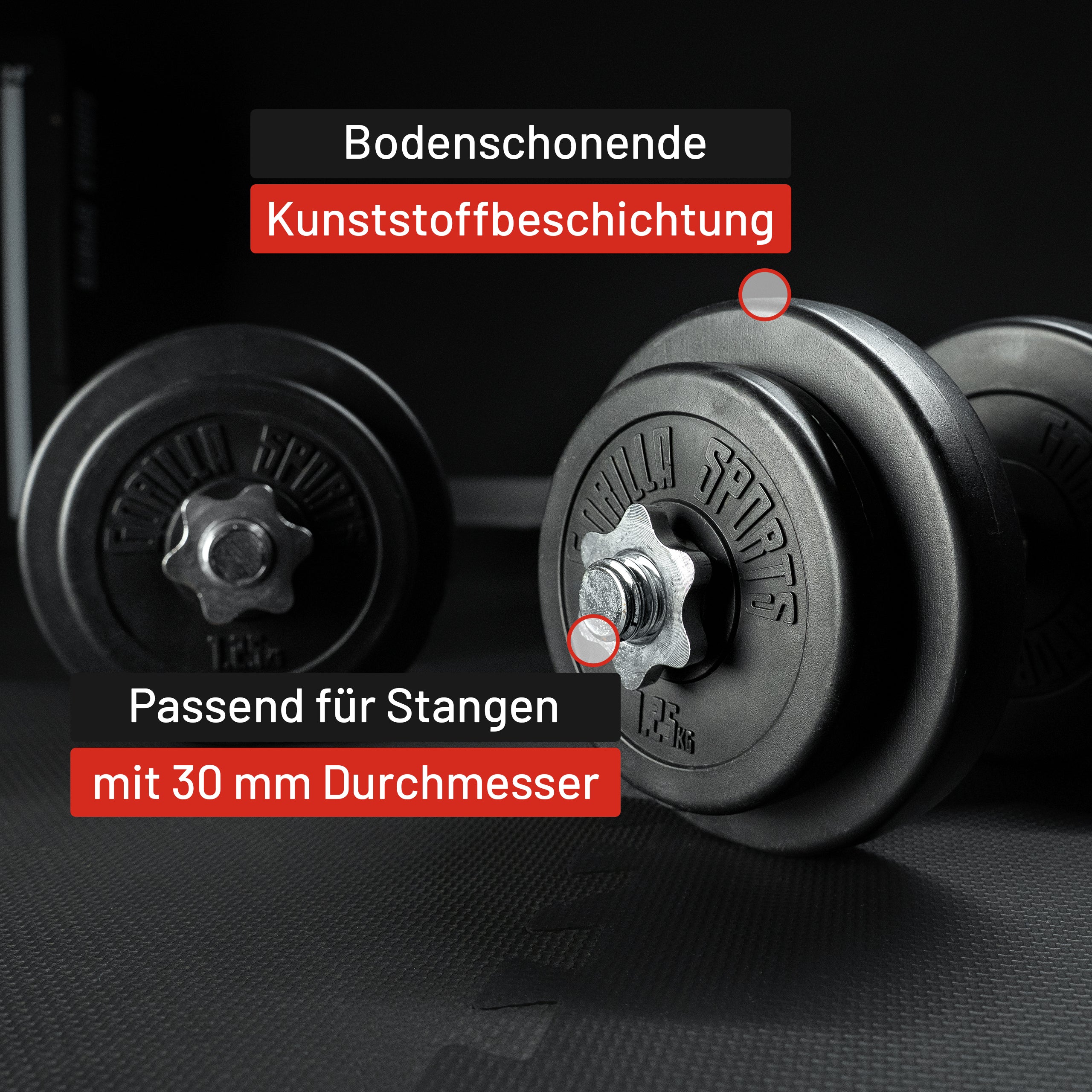 gyronetics-e-series-langhantelset-kunststoff-70-kg image 6
