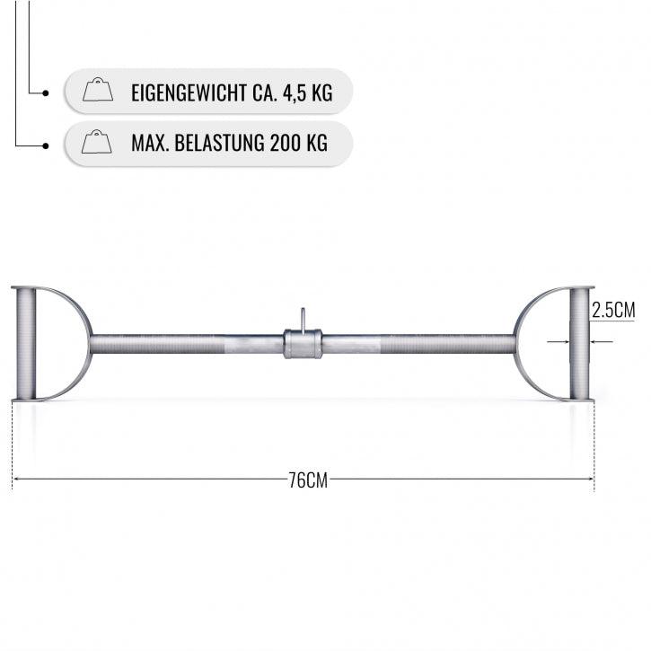 gyronetics-e-series-latzugstange-hufgriff-76-cm-chrom-200-kg image 5