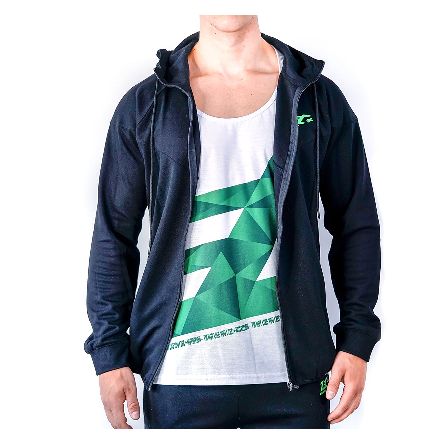 zec-new-school-hoodie-schwarz-kapuzenpullover-gr-e-m-baumwolle image 3