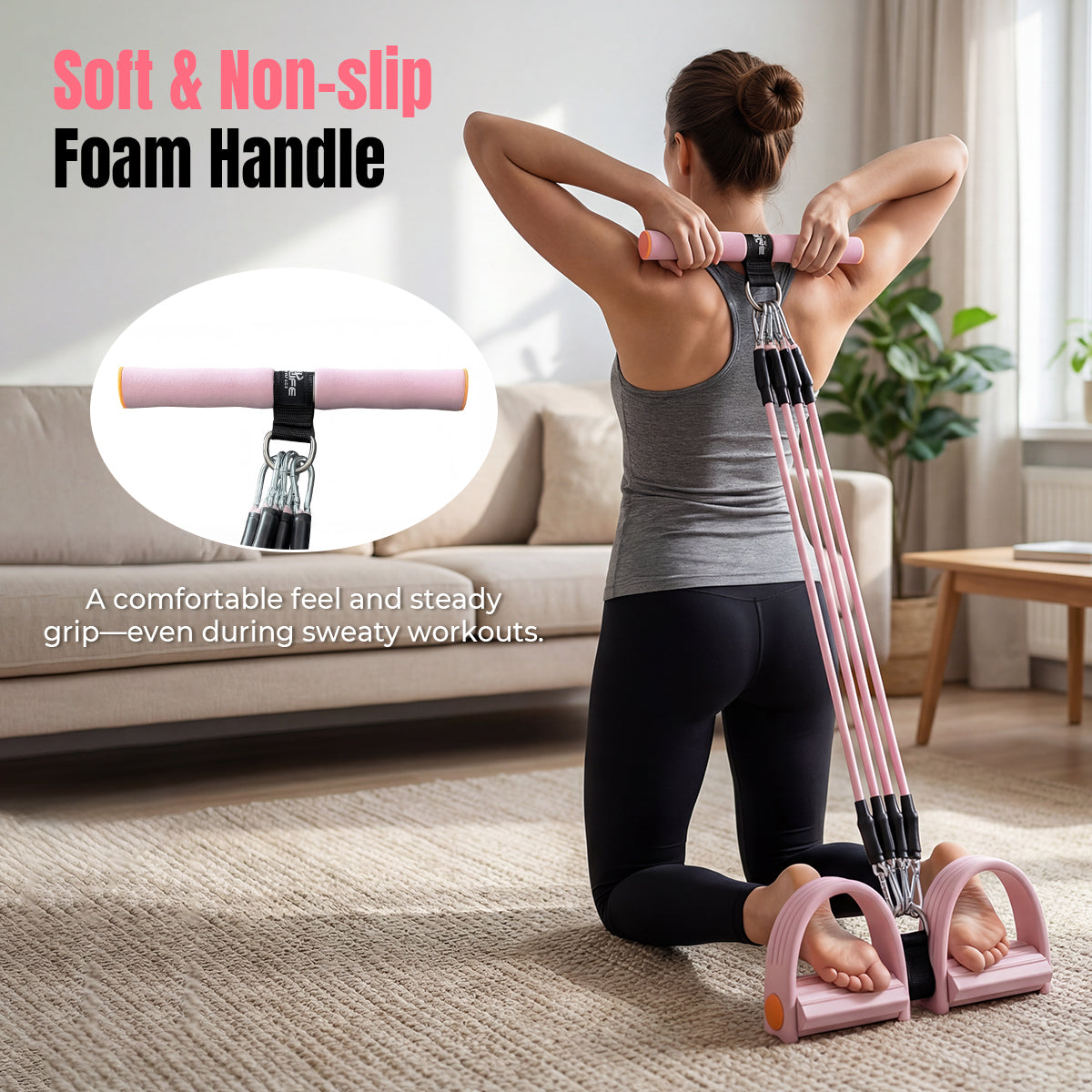 relife-resistance-bands-pedaltrainer-mit-griffen-pink image 5