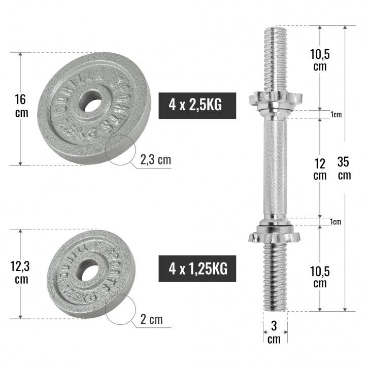 gorilla-sports-e-series-kurzhantel-set-gusseisen-20-kg-sternverschluss image 5