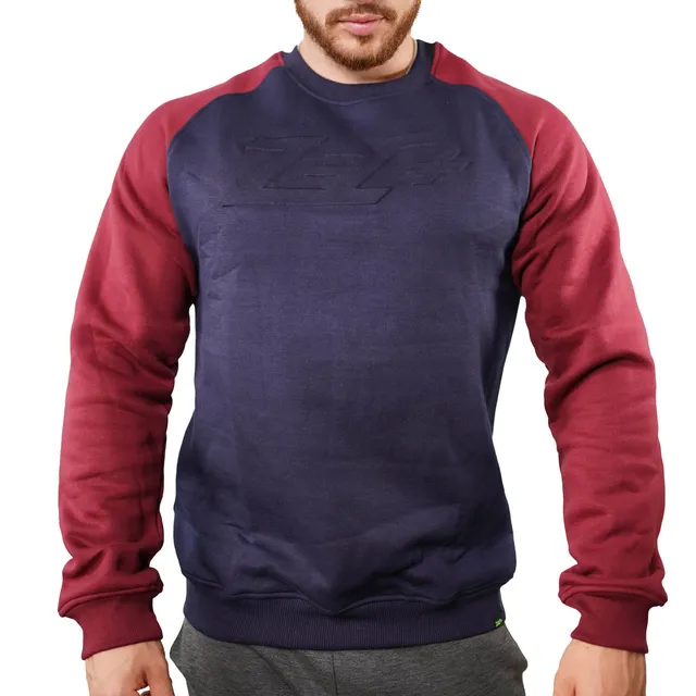 zec-hill-print-sweater-schwarz-grau-pullover-gr-l-3d-logo image 1
