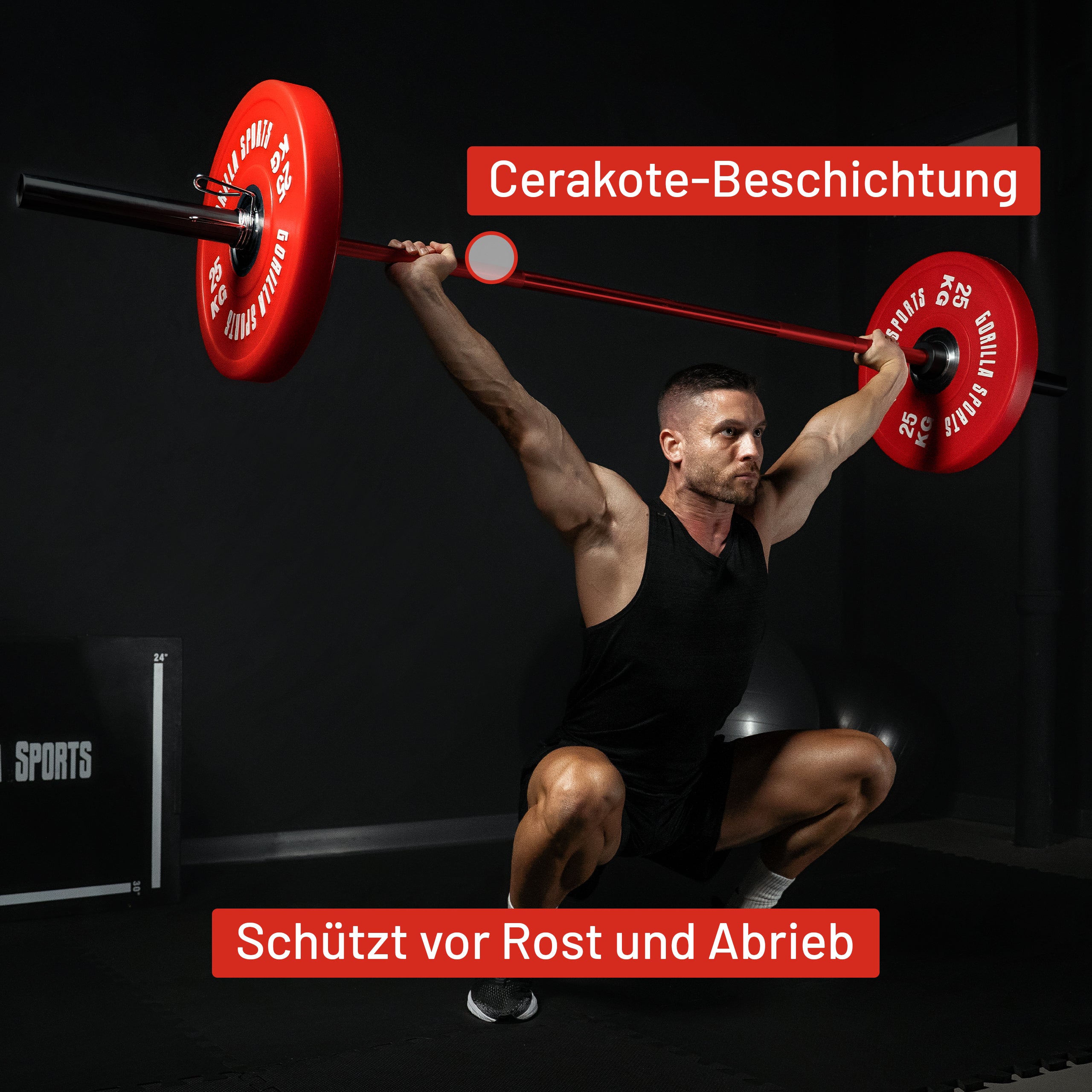 gyronetics-e-series-langhantel-olympia-cerakote-220-cm-272-kg image 5