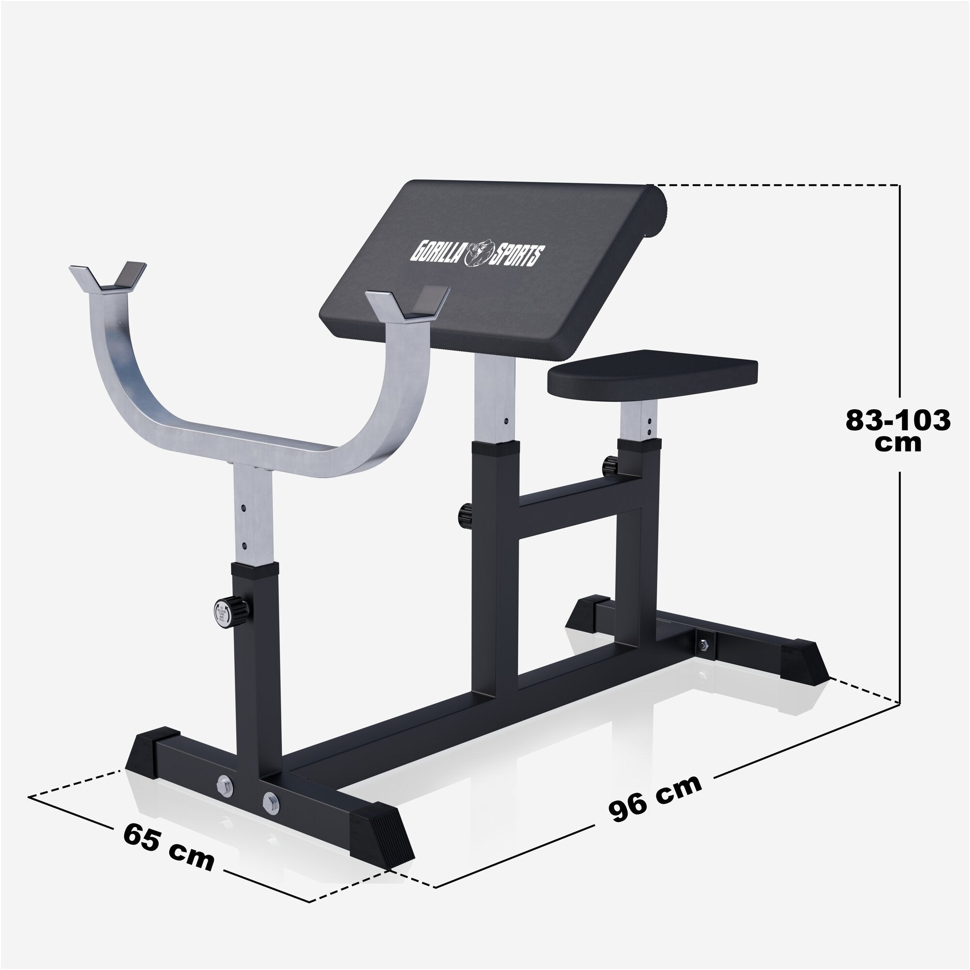 gyronetics-e-series-curlbank-verstellbar-schwarz-200-kg image 8