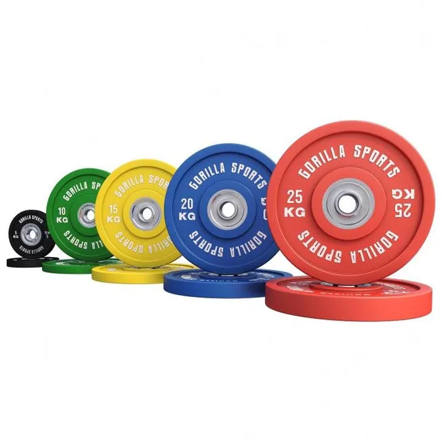 gyronetics-e-series-bumper-plate-10-kg-hantelscheibe-gummi image 1