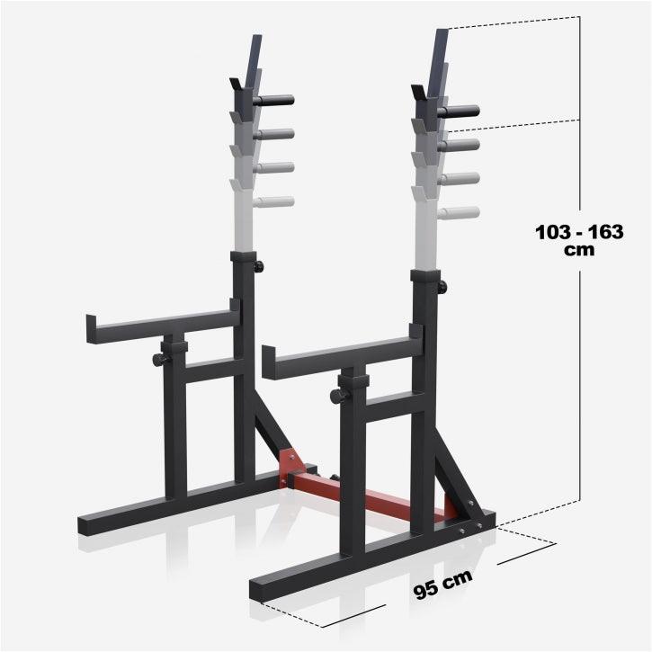 gyronetics-e-series-squat-rack-verstellbar-300-kg-kniebeugenst-nder image 3