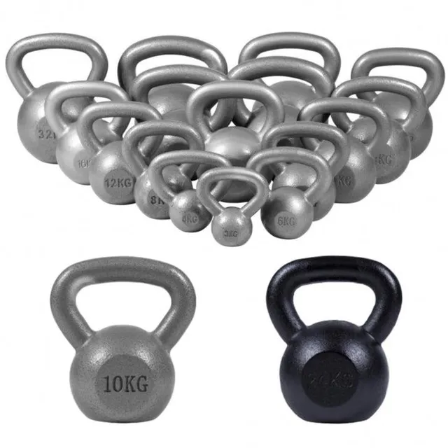 gyronetics-kettlebell-gusseisen-kugelhantel-16-kg-schwarz image 1