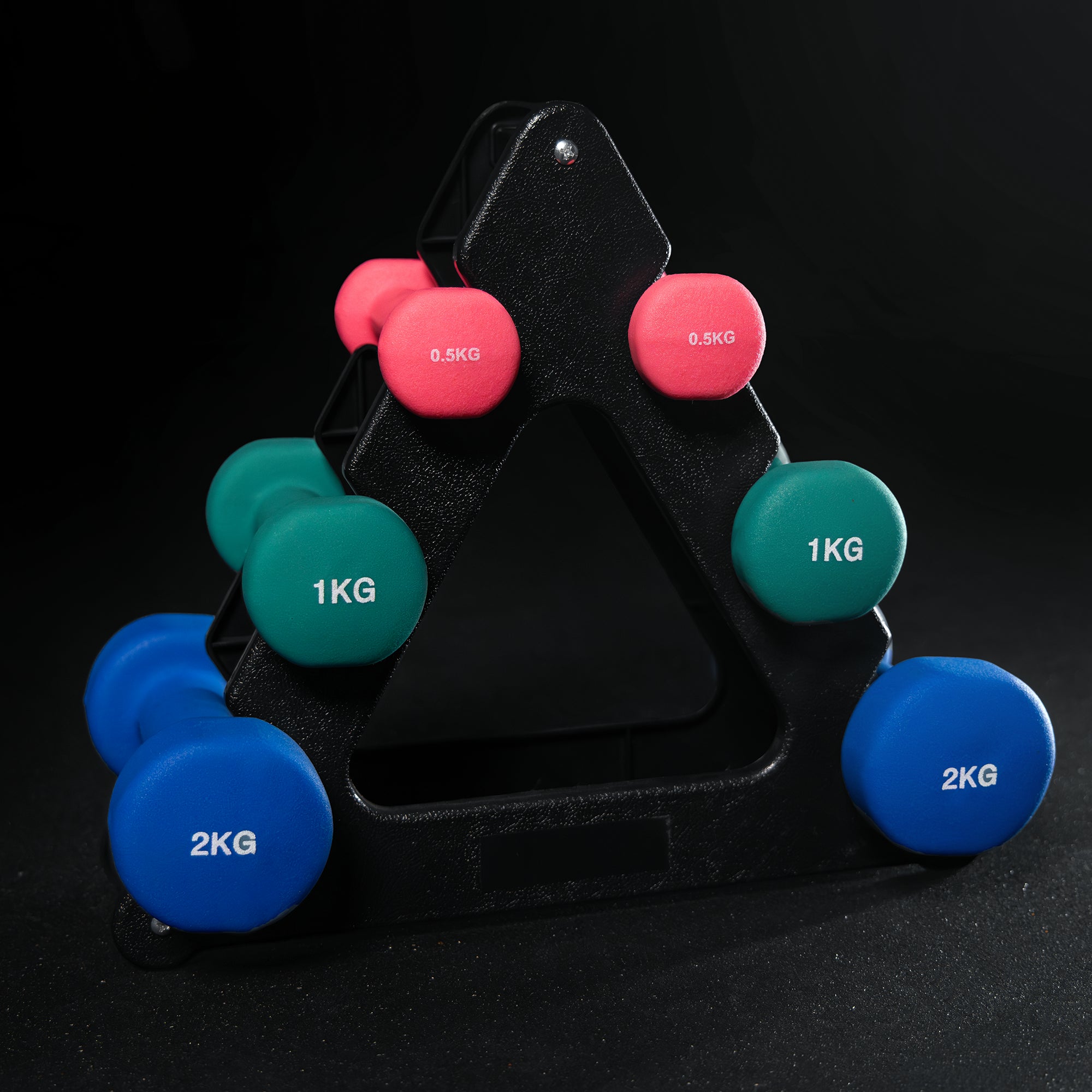 gyronetics-e-series-hantelst-nder-gymnastik-schwarz-6-hanteln image 2