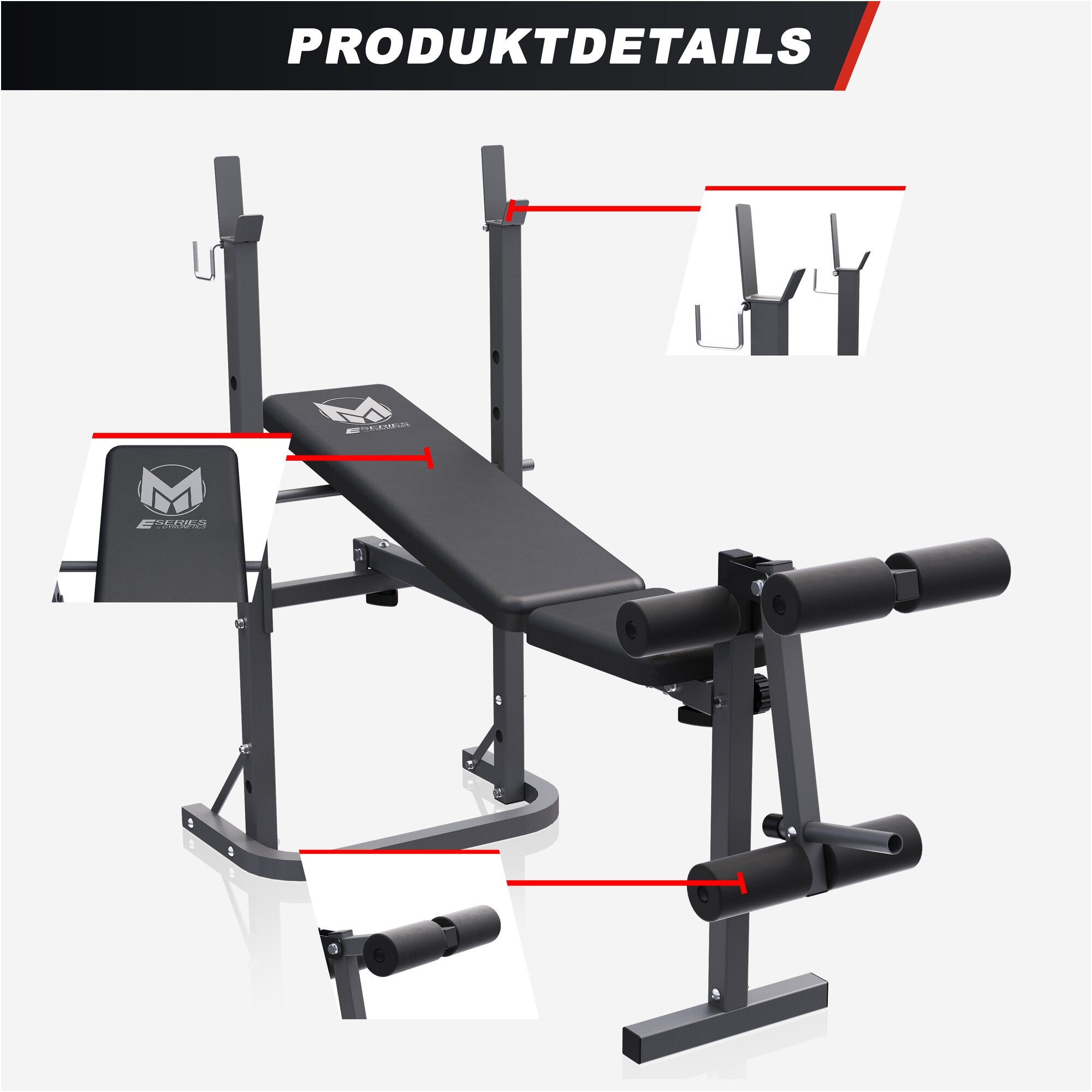 gyronetics-e-series-schr-gbank-mit-ablage-und-beinstrecker-klappbar image 3