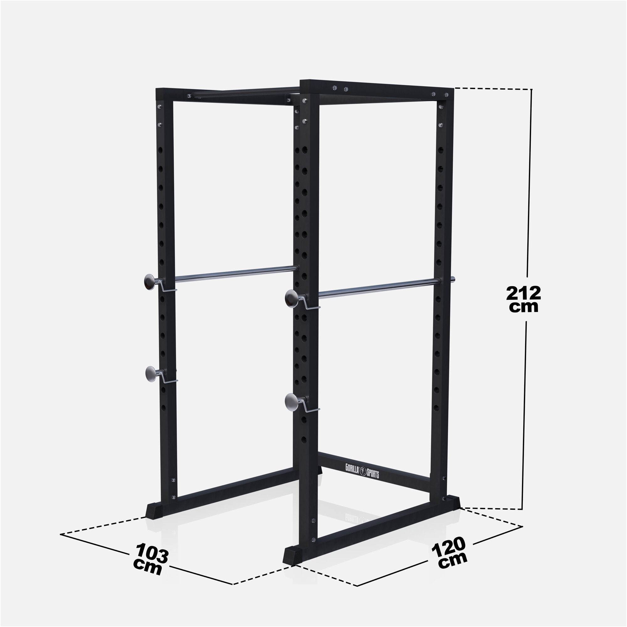 gyronetics-e-series-power-rack-212-cm-mit-klimmzugstange-250-kg image 5