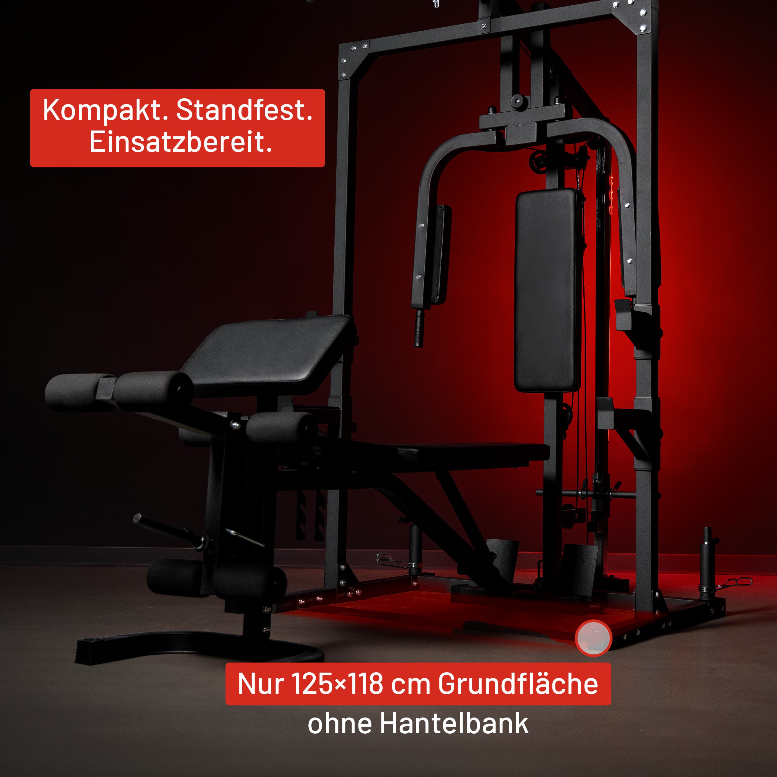 gyronetics-e-series-kraftstation-home-gym-fitnessstation-hantelbank image 8