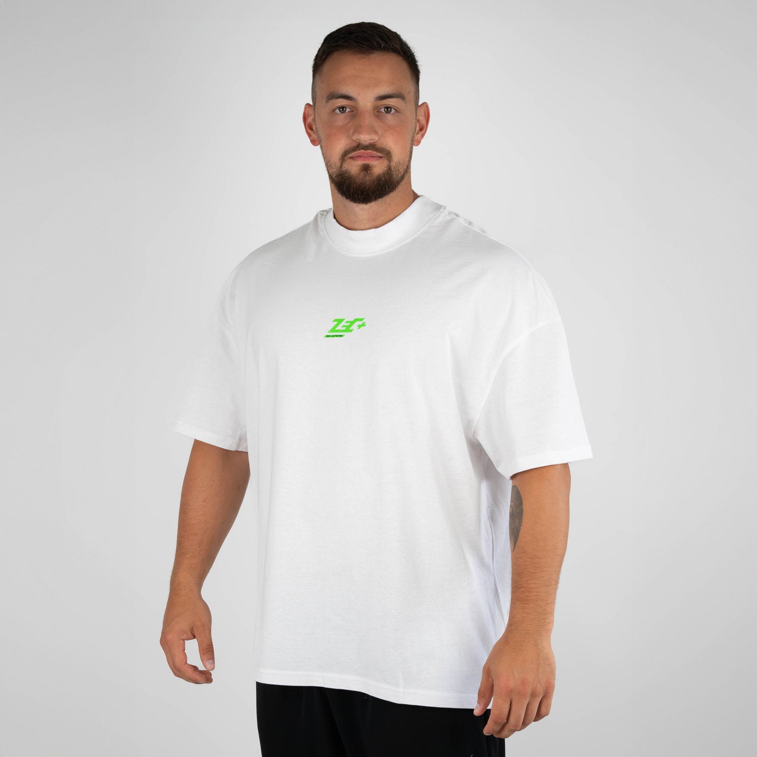 zec-basic-oversized-t-shirt-schwarz-l-baumwoll-shirt image 6