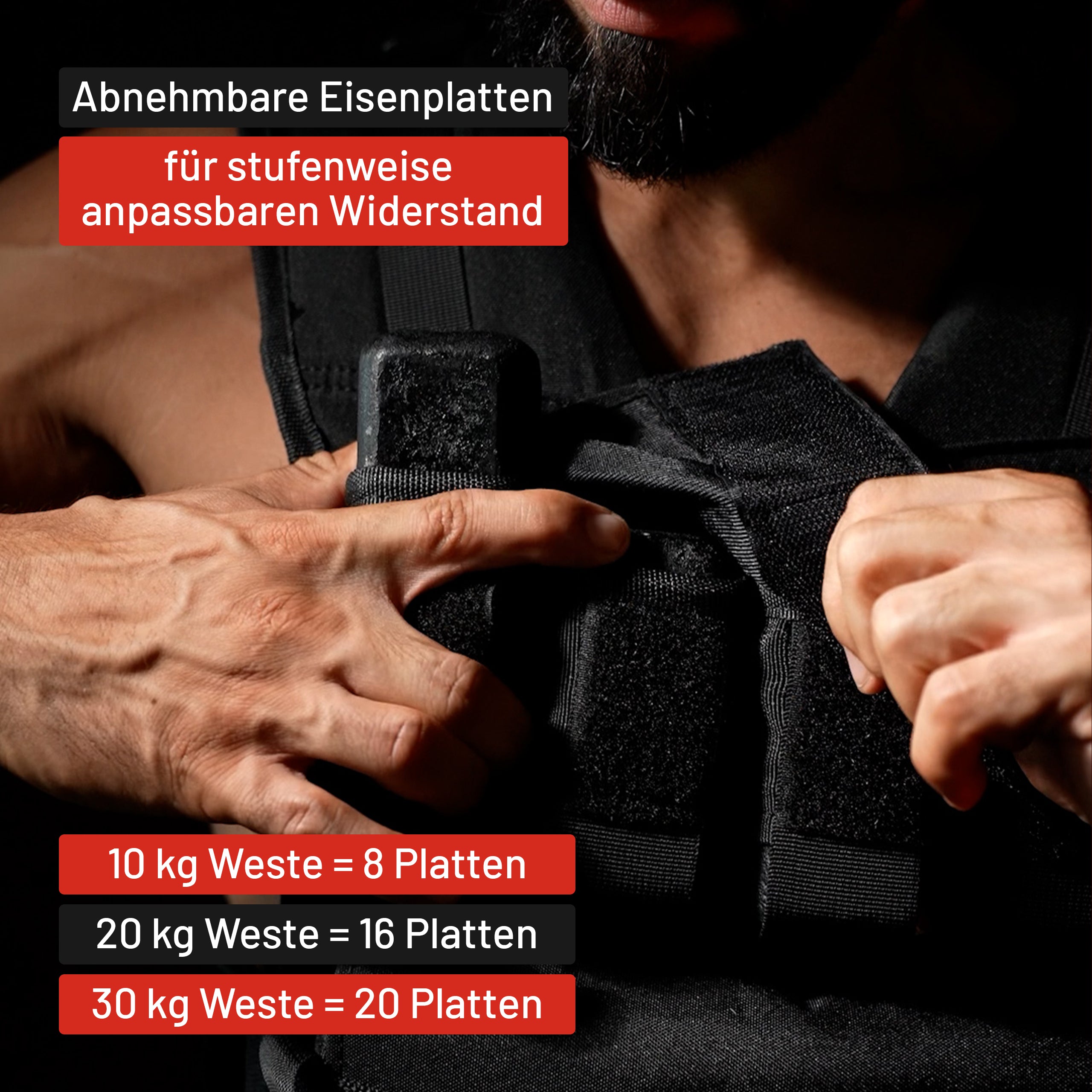 gyronetics-e-series-gewichtsweste-10-kg-verstellbar-nylon image 7