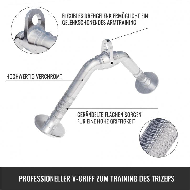 gyronetics-e-series-trizeps-v-griff-ergo-chrom-drehgelenk image 3